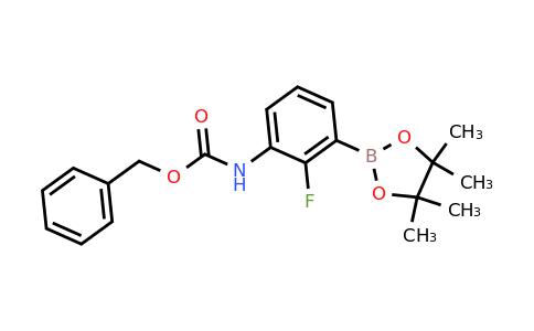 2096334-41-5 | Benzyl (2-fluoro-3-(4,4,5,5-tetramethyl-1,3,2-dioxaborolan-2-yl)phenyl)carbamate