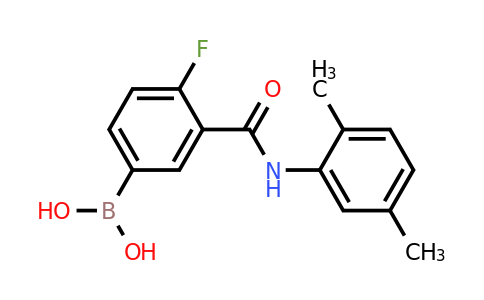 2096334-75-5 | (3-((2,5-Dimethylphenyl)carbamoyl)-4-fluorophenyl)boronic acid