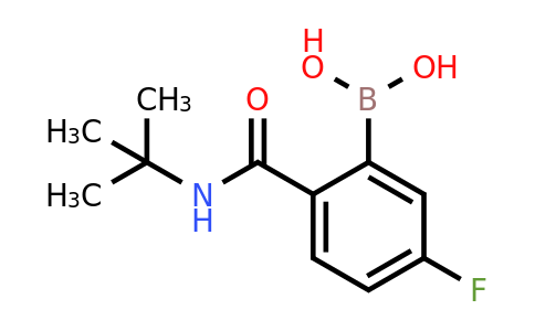 2096335-85-0 | (2-(tert-Butylcarbamoyl)-5-fluorophenyl)boronic acid