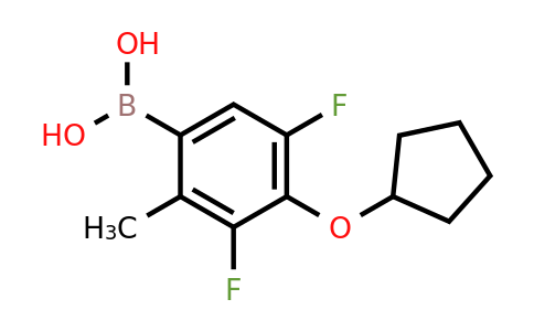 2096336-27-3 | (4-(Cyclopentyloxy)-3,5-difluoro-2-methylphenyl)boronic acid