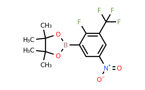 2096336-43-3 | 2-Fluoro-5-nitro-3-(trifluoromethyl)phenylboronic acid, pinacol ester