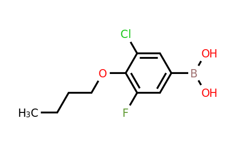 2096338-35-9 | (4-Butoxy-3-chloro-5-fluorophenyl)boronic acid