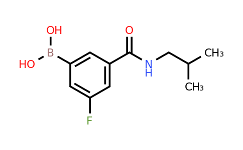2096338-93-9 | (3-Fluoro-5-(isobutylcarbamoyl)phenyl)boronic acid