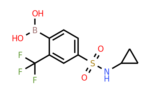 2096339-19-2 | (4-(N-Cyclopropylsulfamoyl)-2-(trifluoromethyl)phenyl)boronic acid