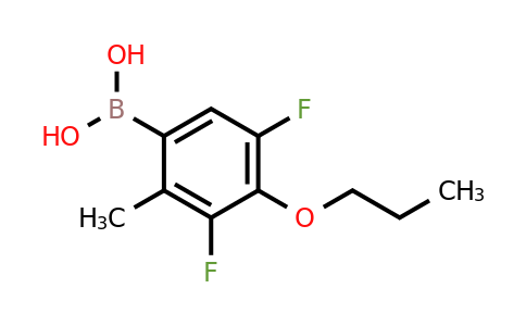 2096339-21-6 | (3,5-Difluoro-2-methyl-4-propoxyphenyl)boronic acid