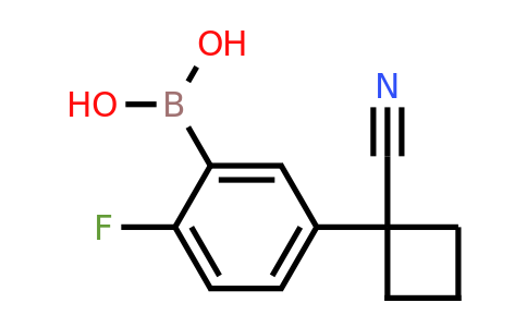 2096339-45-4 | (5-(1-Cyanocyclobutyl)-2-fluorophenyl)boronic acid