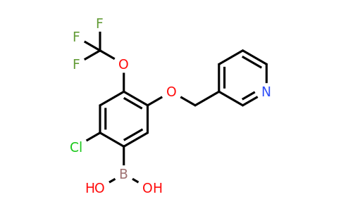 2096339-46-5 | (2-Chloro-5-(pyridin-3-ylmethoxy)-4-(trifluoromethoxy)phenyl)boronic acid
