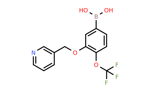 2096339-49-8 | [3-(PYridin-3-ylmethoxy)-4-(trifluoromethoxy)phenyl]boronic acid