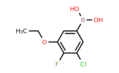2096339-86-3 | (3-Chloro-5-ethoxy-4-fluorophenyl)boronic acid
