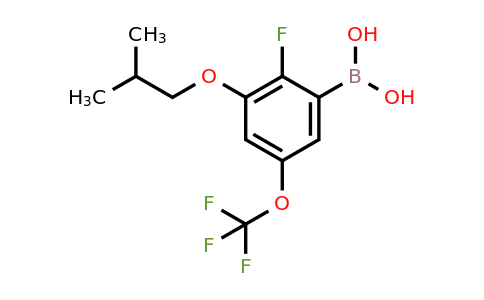 2096340-02-0 | (2-Fluoro-3-isobutoxy-5-(trifluoromethoxy)phenyl)boronic acid