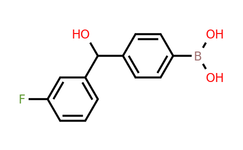 2096340-25-7 | (4-((3-Fluorophenyl)(hydroxy)methyl)phenyl)boronic acid