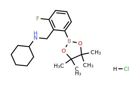 2096340-27-9 | 2-(N-Cyclohexylaminomethyl)-3-fluorophenylboronic acid, pinacol ester, HCl