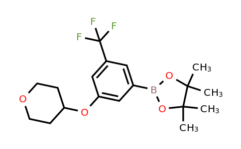 2096341-24-9 | 3-(TEtrahydropyran-4-yloxy)-5-trifluoromethylphenylboronic acid, pinacol ester