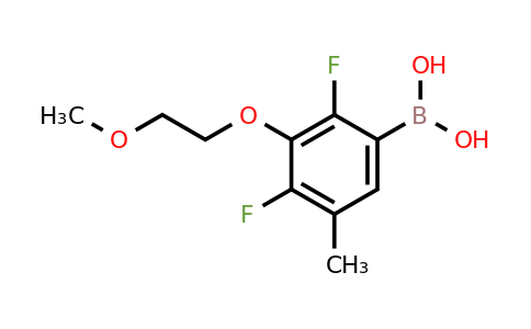 2096341-45-4 | (2,4-Difluoro-3-(2-methoxyethoxy)-5-methylphenyl)boronic acid