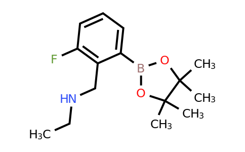 2096341-80-7 | 2-(N-Ethylaminomethyl)-3-fluorophenylboronic acid, pinacol ester