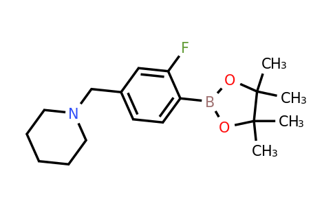 2096341-85-2 | 2-Fluoro-4-(piperidinomethyl)phenylboronic acid pinacol ester