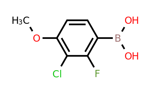2096454-16-7 | (3-Chloro-2-fluoro-4-methoxyphenyl)boronic acid