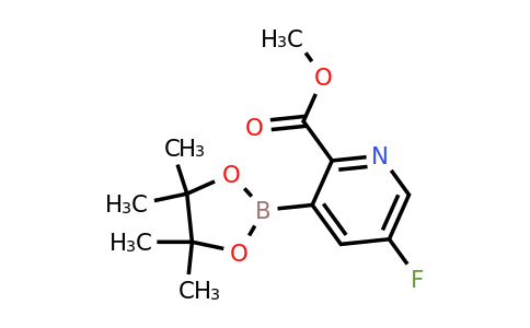 2096998-70-6 | Methyl 5-fluoro-3-(4,4,5,5-tetramethyl-1,3,2-dioxaborolan-2-yl)picolinate