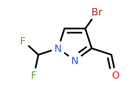 4-bromo-1-(difluoromethyl)pyrazole-3-carbaldehyde