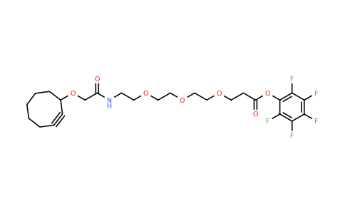 2101206-33-9 | Perfluorophenyl 1-(cyclooct-2-yn-1-yloxy)-2-oxo-6,9,12-trioxa-3-azapentadecan-15-oate
