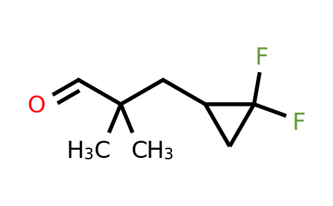 2107930-43-6 | 3-(2,2-difluorocyclopropyl)-2,2-dimethylpropanal