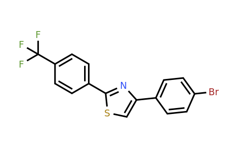211032-07-4 | 4-(4-Bromophenyl)-2-(4-(trifluoromethyl)phenyl)thiazole