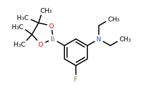 2121511-42-8 | N,N-Diethyl-3-fluoro-5-(4,4,5,5-tetramethyl-1,3,2-dioxaborolan-2-yl)aniline