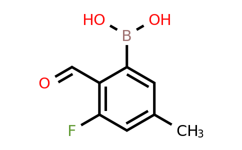 2121511-45-1 | (3-Fluoro-2-formyl-5-methylphenyl)boronic acid