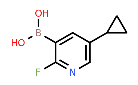 2121511-59-7 | (5-Cyclopropyl-2-fluoropyridin-3-yl)boronic acid