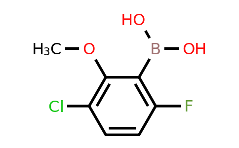 2121511-91-7 | (3-Chloro-6-fluoro-2-methoxyphenyl)boronic acid