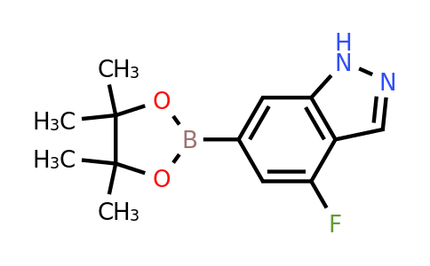 2121511-94-0 | 4-Fluoro-6-(4,4,5,5-tetramethyl-1,3,2-dioxaborolan-2-yl)-1H-indazole