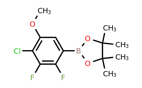 2121511-96-2 | 2-(4-Chloro-2,3-difluoro-5-methoxyphenyl)-4,4,5,5-tetramethyl-1,3,2-dioxaborolane