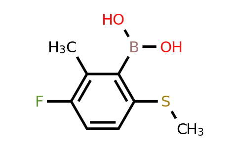 2121512-05-6 | (3-Fluoro-2-methyl-6-(methylthio)phenyl)boronic acid