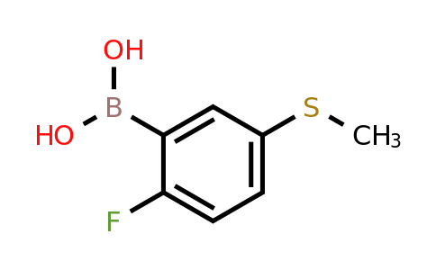 2121512-51-2 | (2-Fluoro-5-(methylthio)phenyl)boronic acid