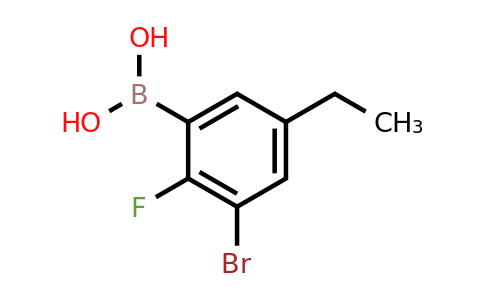 2121512-65-8 | (3-Bromo-5-ethyl-2-fluorophenyl)boronic acid