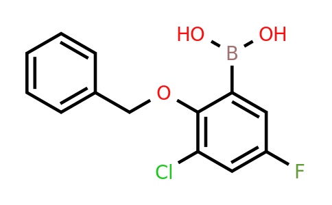 2121513-11-7 | (2-(Benzyloxy)-3-chloro-5-fluorophenyl)boronic acid