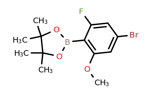 2121513-32-2 | 2-(4-Bromo-2-fluoro-6-methoxyphenyl)-4,4,5,5-tetramethyl-1,3,2-dioxaborolane