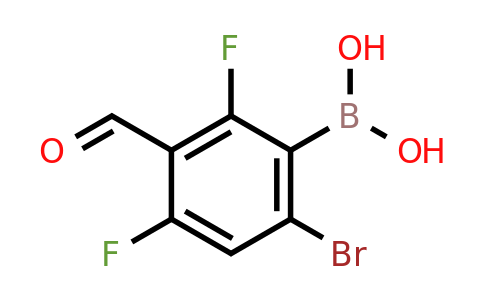 2121513-39-9 | (6-Bromo-2,4-difluoro-3-formylphenyl)boronic acid