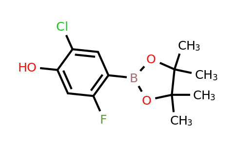 2121513-66-2 | 2-Chloro-5-fluoro-4-(4,4,5,5-tetramethyl-1,3,2-dioxaborolan-2-yl)phenol