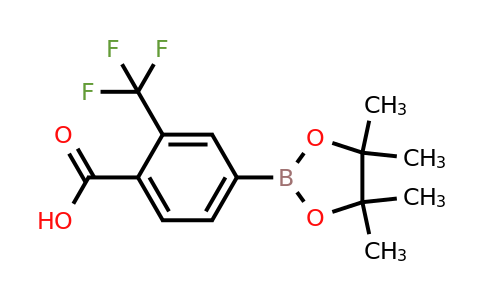 2121513-72-0 | 4-(4,4,5,5-tetramethyl-1,3,2-dioxaborolan-2-yl)-2-(trifluoromethyl)benzoic acid