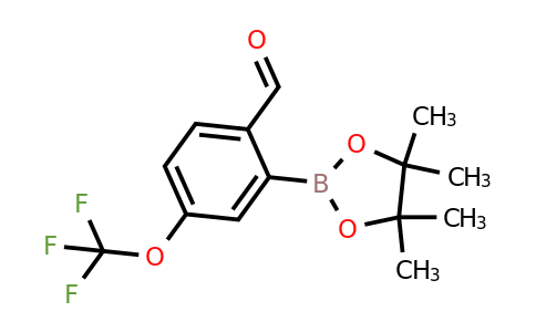 2121513-88-8 | 2-(4,4,5,5-Tetramethyl-1,3,2-dioxaborolan-2-yl)-4-(trifluoromethoxy)benzaldehyde