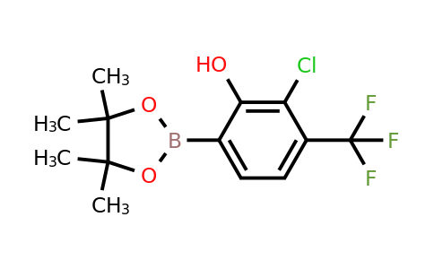 2121514-17-6 | 2-Chloro-6-(4,4,5,5-tetramethyl-1,3,2-dioxaborolan-2-yl)-3-(trifluoromethyl)phenol