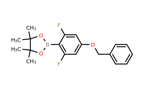 2121514-21-2 | 2-(4-(benzyloxy)-2,6-difluorophenyl)-4,4,5,5-tetramethyl-1,3,2-dioxaborolane