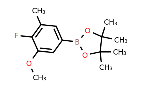 2121514-30-3 | 2-(4-Fluoro-3-methoxy-5-methylphenyl)-4,4,5,5-tetramethyl-1,3,2-dioxaborolane