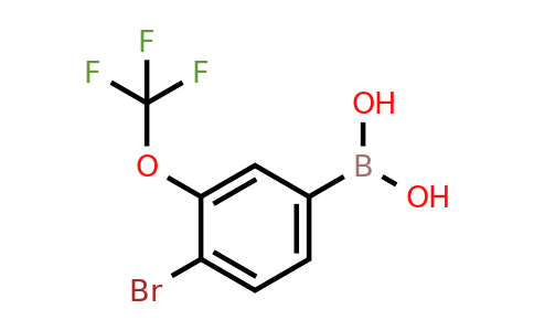 2121514-59-6 | (4-Bromo-3-(trifluoromethoxy)phenyl)boronic acid