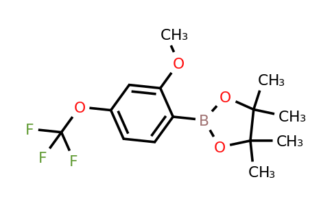 2121514-61-0 | 2-(2-Methoxy-4-(trifluoromethoxy)phenyl)-4,4,5,5-tetramethyl-1,3,2-dioxaborolane