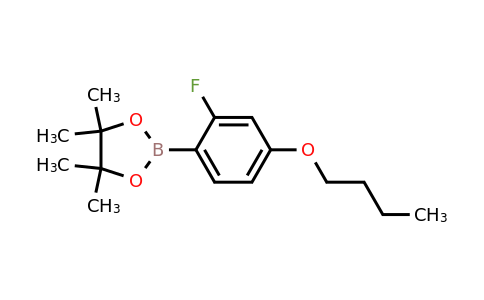 2121514-65-4 | 2-(4-Butoxy-2-fluorophenyl)-4,4,5,5-tetramethyl-1,3,2-dioxaborolane
