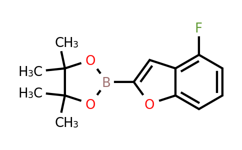 2121514-66-5 | 2-(4-Fluorobenzofuran-2-yl)-4,4,5,5-tetramethyl-1,3,2-dioxaborolane