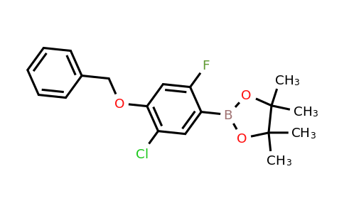 2121514-89-2 | 2-(4-(Benzyloxy)-5-chloro-2-fluorophenyl)-4,4,5,5-tetramethyl-1,3,2-dioxaborolane