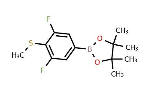 2121514-92-7 | 2-(3,5-Difluoro-4-(methylthio)phenyl)-4,4,5,5-tetramethyl-1,3,2-dioxaborolane
